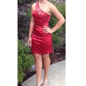 Asymmetrical Cocktail Dress